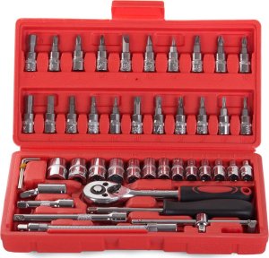 Zestaw narzędzi Verk Zestaw narzędzi klucze nasadowe torx imbusy kluczy Zestaw narzędzi klucze nasadowe torx imbusy kluczy 2