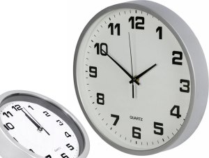 Verk Zegar ścienny duży nietykający cichy 25 cm okrągły wskazówkowy sekundnik Zegar ścienny duży nietykający cichy 25 cm okrągły wskazówkowy sekundnik 4