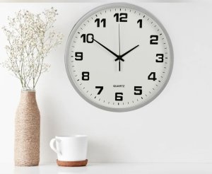 Verk Zegar ścienny duży nietykający cichy 25 cm okrągły wskazówkowy sekundnik Zegar ścienny duży nietykający cichy 25 cm okrągły wskazówkowy sekundnik 6