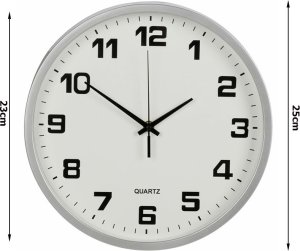 Verk Zegar ścienny duży nietykający cichy 25 cm okrągły wskazówkowy sekundnik Zegar ścienny duży nietykający cichy 25 cm okrągły wskazówkowy sekundnik 8