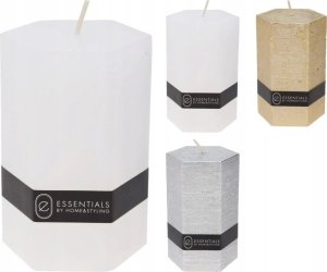 Koopman Świeca dekoracyjna 7x10cm gładka sześciokątna bezzapachowa 4
