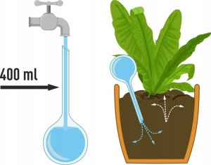 Browin Zestaw 4 kul nawadniających do kwiatów 400ml 5