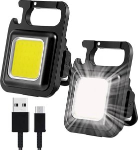 Breloczek Bailong Lampka brelok led cob magnes latarka usb otwieracz Lampka brelok led cob magnes latarka usb otwieracz 2