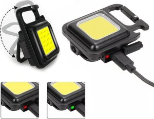 Breloczek Bailong Lampka brelok led cob magnes latarka usb otwieracz Lampka brelok led cob magnes latarka usb otwieracz 3