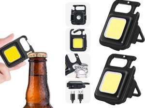 Breloczek Bailong Lampka brelok led cob magnes latarka usb otwieracz Lampka brelok led cob magnes latarka usb otwieracz 7