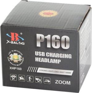 Latarka Bailong Latarka czołowa bailong led xhp160 powerbank zoom Latarka czołowa bailong led xhp160 powerbank zoom 2