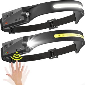 Latarka Bailong Latarka czołowa led reflektor na głowę cob mocna Latarka czołowa led reflektor na głowę cob mocna 4