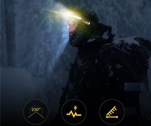 Latarka Bailong Latarka czołowa led reflektor na głowę cob mocna Latarka czołowa led reflektor na głowę cob mocna 9