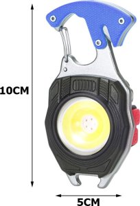 Bailong Lampka led cob brelok otwieracz magnes latarka 8w1 Lampka led cob brelok otwieracz magnes latarka 8w1 4