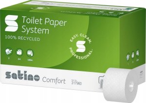Satino Tualetinis popierius systemy rolki laikiklyje24x100 JT3 3