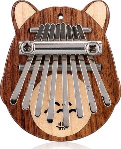 HLURU KALIMBA INSTRUMENT DREWNIANA DLA DZIECI INSTRUMENT AFRYKAŃSKI 8 KLAWISZY 1