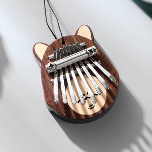HLURU KALIMBA INSTRUMENT DREWNIANA DLA DZIECI INSTRUMENT AFRYKAŃSKI 8 KLAWISZY 3
