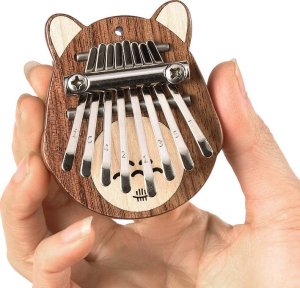HLURU KALIMBA INSTRUMENT DREWNIANA DLA DZIECI INSTRUMENT AFRYKAŃSKI 8 KLAWISZY 4