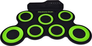 OEM PRZENOŚNA PERKUSJA ELEKTRYCZNA ZWIJANA DRUM PAD USB MP3 + PAŁECZKI 2