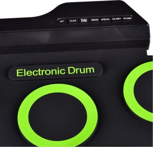 OEM PRZENOŚNA PERKUSJA ELEKTRYCZNA ZWIJANA DRUM PAD USB MP3 + PAŁECZKI 3