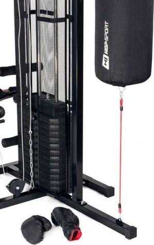 Hop-Sport Atlas treningowy 3-stanowiskowy HS-1054K czarny (26418-uniw) 3