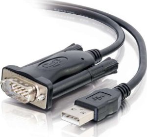 C2G C2G Serial RS232 Adapter Cable - Kabel USB / seriell - USB (M) zu DB-9 (M) - 1.5 m - Schwarz 1