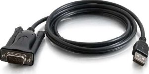 C2G C2G Serial RS232 Adapter Cable - Kabel USB / seriell - USB (M) zu DB-9 (M) - 1.5 m - Schwarz 2