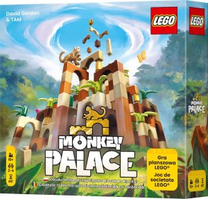 Rebel LEGO gra planszowa Monkey Palace rodzinna karty płytka konstrukcyjna klocki 1