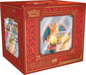 Figurka Pokemon Pokemon Zestaw Charizard Ex Super Premium Collection duża figurka 10 boosterów 1