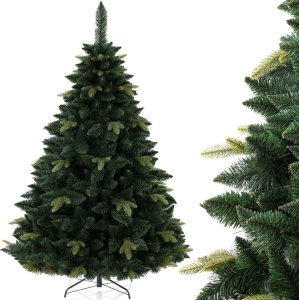 AmeliaHome AmeliaHome Sztuczna choinka DEBBIE styl klasyczny 220 cm zielona 2