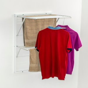 NPC Polska Arredamenti Suszarka na pranie naścienna KEVIN 94x67x63 cm biała 2