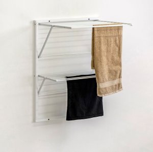 NPC Polska Arredamenti Suszarka na pranie naścienna KEVIN 94x67x63 cm biała 3