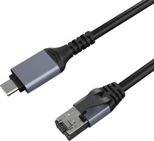 Extra Digital Interneto kabelis CAT6 UTP, USB Type-C - RJ45, 15m 1
