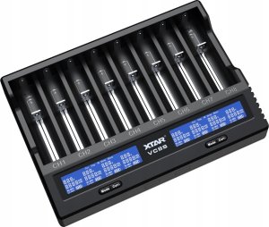Xtar Xtar universalus 8 x Li-ion ir Ni-MH akumuliatorių įkroviklis su LCD ekranu VC8S 3