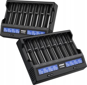 Xtar Xtar universalus 8 x Li-ion ir Ni-MH akumuliatorių įkroviklis su LCD ekranu VC8S 10