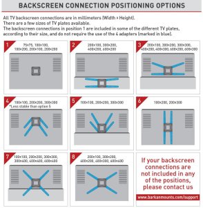 Barkan Uchwyt do Telewizora 13-90 Obrotowy z Anteną DVB-T2 25dB - BRK_783896 6