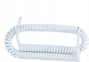 F-Elektro Sznur przyłączeniowy spiralny 4x1,00 05VVH8-F biały - 5mb 3
