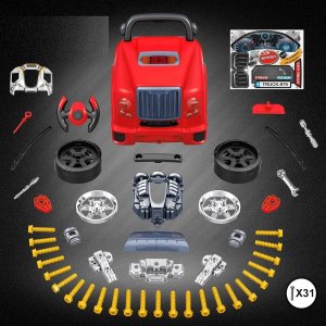 Qulki ZESTAW MECHANIKA DLA DZIECI Silnik DO ROZKRĘCANIA SAMOCHÓD AUTO WARSZTAT Efekty 6