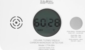 Zamel Czujnik tlenku węgla, bateryjny CTW-08A 1