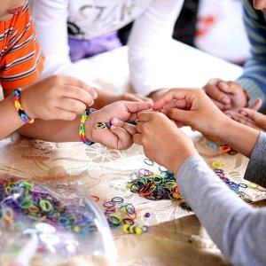 Qulki Gumki do robienia bransoletek biżuterii duży zestaw LOOM BANDS 7
