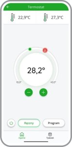 Zamel Supla - regulator temperatury WiFi GKW-01 czarny 2
