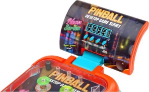Qulki Gra zręcznościowa Flipper Pinball dla dzieci Stół do gry Pinbal Fliper LEDy 3