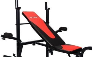 Hop-Sport Ławeczka regulowana pod sztangę HS-1055 czarna (13299-uniw) 4