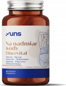 UNS UNS Na Nadmiar Wody Diuretival 60vegcaps 1