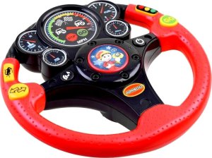 Qulki Kierownica dla dzieci auto symulator jazdy samochodem Świeci dźwięk wibruje 3