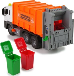 Qulki Duża Śmieciarka z koszami Miejska Auto ze światłem i dźwiękami 3