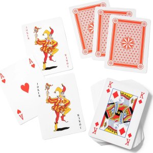 Gadget Master Mega Karty Do Gry XXL - Wielkość A4, Cała Talia 54 szt. 2