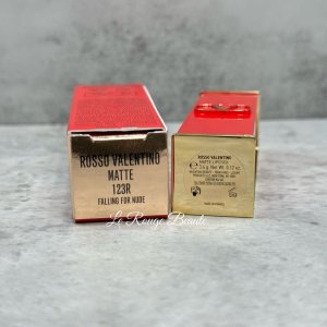 Valentino Valentino, Rosso, Matte, Cream Lipstick, 123R, Refillable, 3.5 g For Women 2