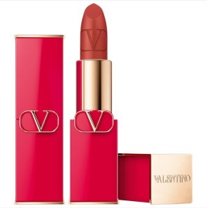 Valentino Valentino, Rosso, Matte, Cream Lipstick, 123R, Refillable, 3.5 g For Women 3