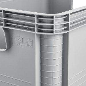 Keeeper KEEEPER - Pojemnik magazynowy - transportowy - Robert - szary - 30x40x22 cm - 20 L 2