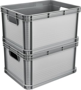 Keeeper KEEEPER - Pojemnik magazynowy - transportowy - Robert - szary - 30x40x22 cm - 20 L 6