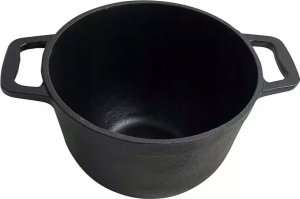 KingHoff KOCIOŁEK ŻELIWNY MYŚLIWSKI 12L Z PATELNIĄ GRILL 2 W 1 KINGHOFF KH-1842 5