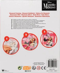 1PUNKT Disney Wyklejanka diamentowa Myszka Minnie Malowanie diamentami ZA5132 3