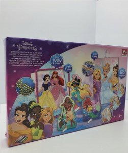 1PUNKT Disney Princess Księżniczki Kreatywna Wyklejanka diamencikowa ZA5130 4