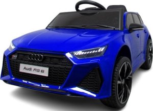 Audi AUDI RS6 GT Niebieski Auto na akumulator EVA Skóra pilot 1
